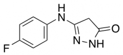3-[(4-fluorophenyl)amino]-4,5-dihydro-1H-pyrazol-5-one