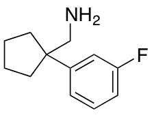 1-[1-(3-fluorophenyl)cyclopentyl]methanamine