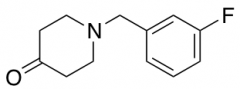 1-[(3-fluorophenyl)methyl]piperidin-4-one