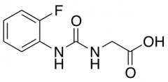 2-{[(2-fluorophenyl)carbamoyl]amino}acetic Acid