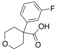 4-(3-fluorophenyl)tetrahydro-2H-pyran-4-carboxylic Acid
