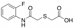 2-({[(2-Fluorophenyl)carbamoyl]methyl}sulfanyl)acetic acid
