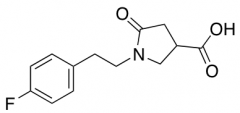 1-[2-(4-Fluorophenyl)ethyl]-5-oxopyrrolidine-3-carboxylic Acid