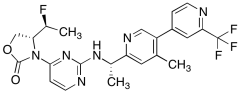 (4R)-4-[(1S)-1-Fluoroethyl]-3-[2-[[(1S)-1-[4-methyl-2'-(trifluoromethyl)[3,4'-bipyridin]-6
