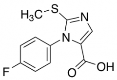 1-(4-Fluorophenyl)-2-(methylsulfanyl)-1H-imidazole-5-carboxylic Acid