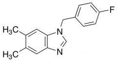 1-[(4-Fluorophenyl)methyl]-5,6-dimethyl-1H-1,3-benzodiazole