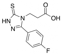 3-[3-(4-Fluorophenyl)-5-sulfanyl-4H-1,2,4-triazol-4-yl]propanoic Acid
