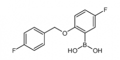 5-Fluoro-2-(4-fluorophenylmethoxy)phenylboronic acid