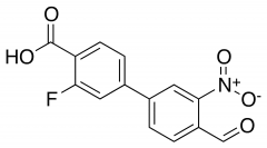 2-Fluoro-4-(4-formyl-3-nitrophenyl)benzoic acid
