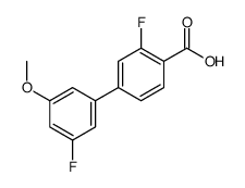 2-Fluoro-4-(3-fluoro-5-methoxyphenyl)benzoic acid