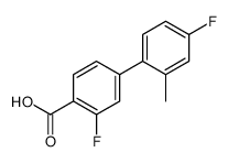 2-Fluoro-4-(4-fluoro-2-methylphenyl)benzoic acid