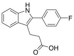 3-[2-(4-Fluorophenyl)-1H-indol-3-yl]propanoic Acid
