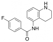 4-Fluoro-N-(1,2,3,4-tetrahydroquinolin-5-yl)benzamide