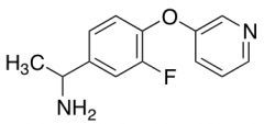 1-[3-Fluoro-4-(pyridin-3-yloxy)phenyl]ethan-1-amine