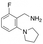[2-fluoro-6-(pyrrolidin-1-yl)phenyl]methanamine