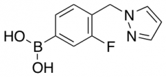 [3-fluoro-4-(1H-pyrazol-1-ylmethyl)phenyl]boronic acid