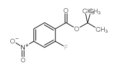2-Fluoro-4-nitrobenzoic acid t-butyl ester