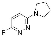 3-fluoro-6-(pyrrolidin-1-yl)pyridazine