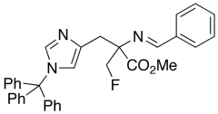 &alpha;-(Fluoromethyl)-N-(phenylmethylene)-1-trityl-histidine Methyl Ester