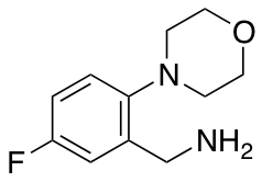 [5-fluoro-2-(morpholin-4-yl)phenyl]methanamine