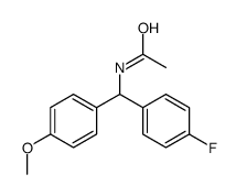 N-[(4-Fluorophenyl)(4-methoxyphenyl)methyl]acetamide