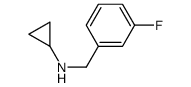 N-[(3-fluorophenyl)methyl]cyclopropanamine