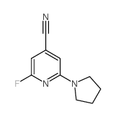 2-Fluoro-6-(pyrrolidin-1-yl)isonicotinonitrile