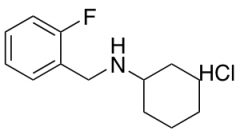 N-[(2-fluorophenyl)methyl]cyclohexanamine hydrochloride