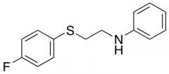 N-{2-[(4-fluorophenyl)sulfanyl]ethyl}aniline
