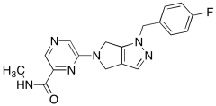 6-[1-[(4-Fluorophenyl)methyl]-4,6-dihydropyrrolo[3,4-c]pyrazol-5(1H)-yl]-N-methyl-2-pyrazi