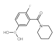 4-Fluoro-3-(piperidine-1-carbonyl)phenylboronic acid