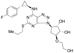 (1S,2S,3R,5S)-3-[7-[[(1R,2S)-2-(4-fluorophenyl)cyclopropyl]amino]-5-(propylthio)-3H-1,2,3-