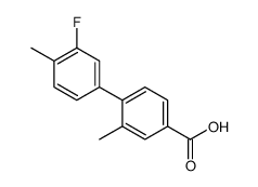 4-(3-Fluoro-4-methylphenyl)-3-methylbenzoic acid
