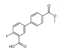 2-Fluoro-5-(4-methoxycarbonylphenyl)benzoic acid