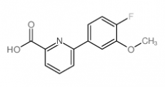 6-(4-Fluoro-3-methoxyphenyl)picolinic acid
