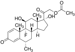 9&alpha;-Fluoro-6&alpha;-methylprednisolone 21-Acetate