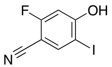2-Fluoro-4-hydroxy-5-iodo-benzonitrile-