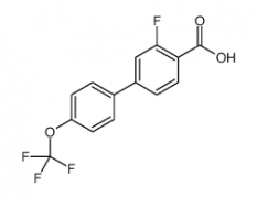 2-Fluoro-4-(4-trifluoromethoxyphenyl)benzoic acid