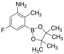 5-Fluoro-2-methyl-3-(4,4,5,5-tetramethyl-1,3,2-dioxaborolan-2-yl)aniline