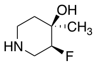 cis-3-Fluoro-4-methylpiperidin-4-ol