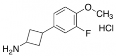trans-3-(3-Fluoro-4-methoxyphenyl)cyclobutan-1-amine Hydrochloride