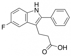 3-(5-Fluoro-2-phenyl-1H-indol-3-yl)propanoic Acid