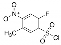 2-Fluoro-5-Methyl-4-Nitrobenzene-1-Sulfonyl Chloride