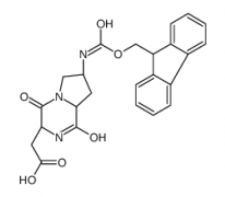 Fmoc-(2s,6s,9s)-6-amino-2-carboxymethyl-3,8-diazabicyclo-(4,3,0)-nonane-1,4-dione