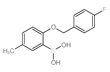 2-(4-Fluorophenylmethoxy)-5-methylphenylboronic acid