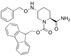5R-(N-Fmoc)-(5-benzyloxyamino) L-Pipecolic Amide
