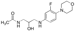 N-[3-[[3-Fluoro-4-(4-morpholinyl)phenyl]amino]-2-hydroxypropyl]acetamide