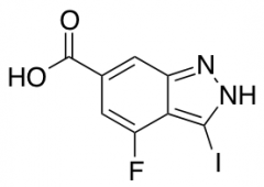 4-Fluoro-3-iodo-6-(1H)indazole Carboxylic Acid