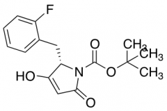 (S)-2-(2-Fluoro-benzyl)-3-hydroxy-5-oxo-2,5-dihydro-pyrrole-1-carboxylic acid tert-butyl e