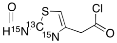 2-(Formylamino)-4-thiazoleacetyl Chloride-13C,15N2